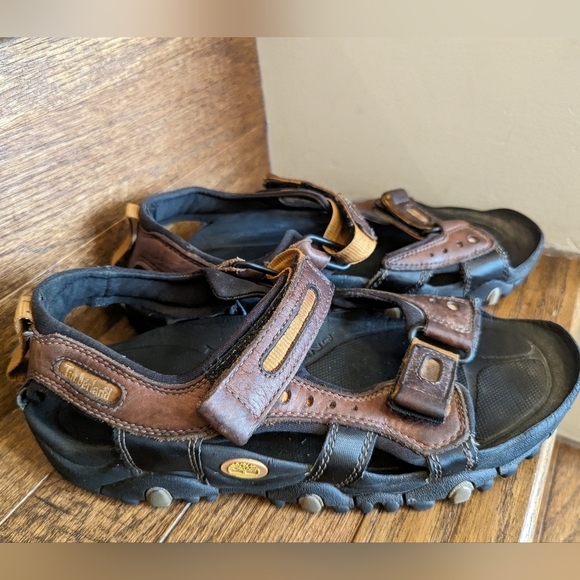 Timberland Leather Sandals,  mens Size 9 - Picture 7 of 8